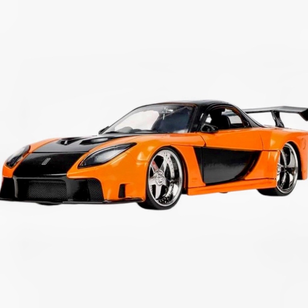 Fast & Furious Han 1995 Mazda RX-7 Widebody Jada Diecast 1:24 Car & Figure - Picture 4 of 15